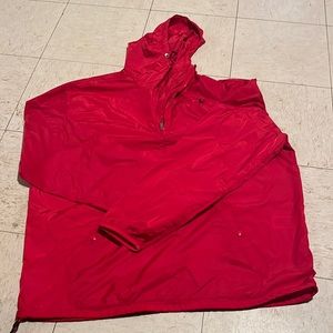 Mens Polo Windbreaker Quarter Zip